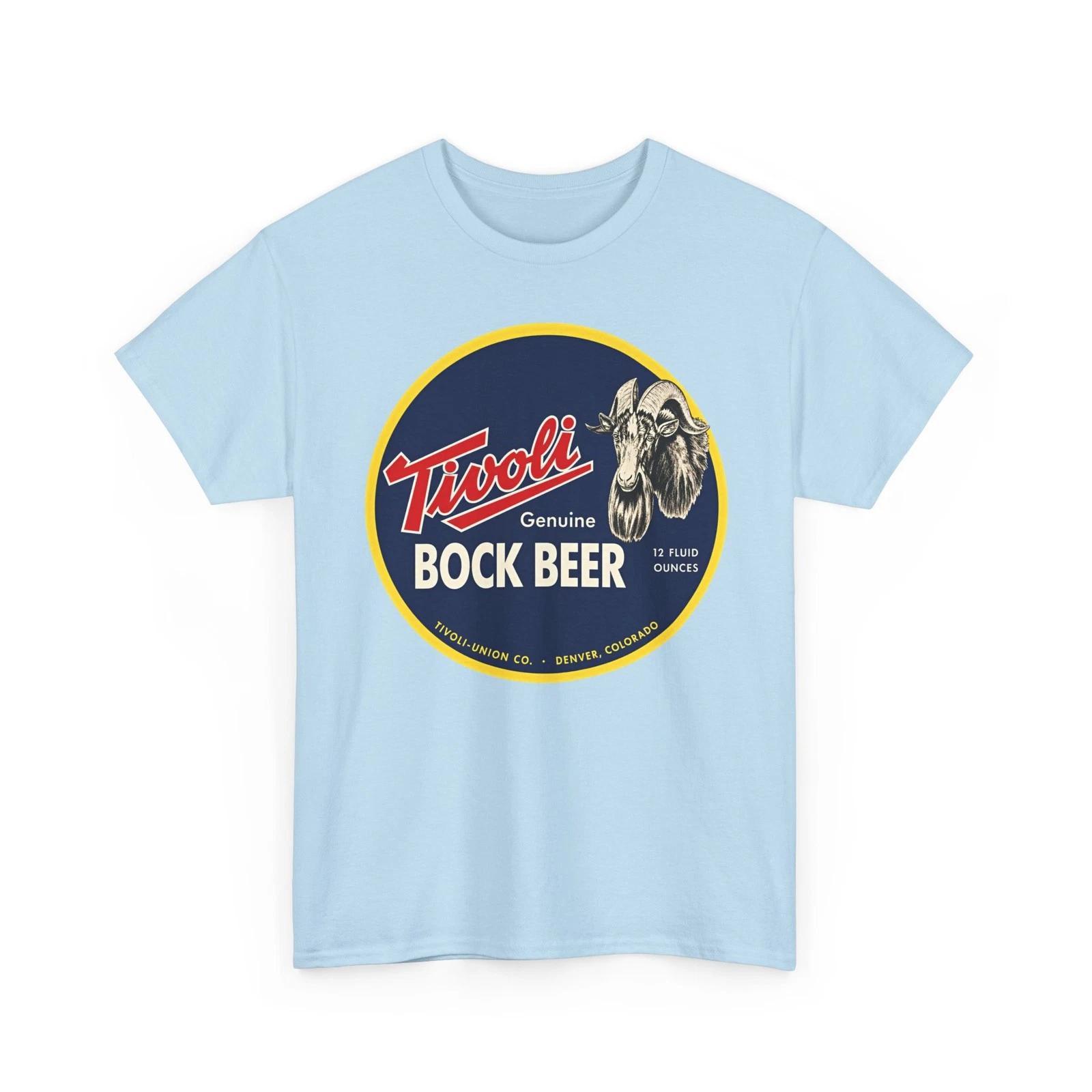 Tivoli Bock Beer Tivoli-Union Co. Denver CO. Billy Goat Retro Breweriana T-Sirt XL