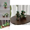 Charming Cactus Shin-chan Collectible Figurines Pvc Family Characters Display Set