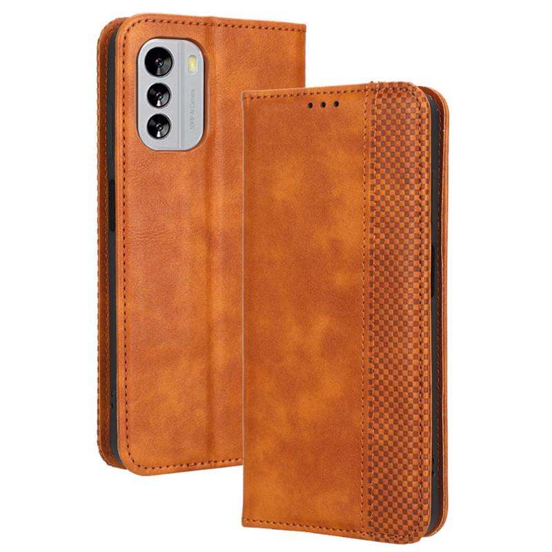 Nokia G60 5G Magnetic Flip Leather Case with Card Slot, Retro Design