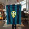 1pz Coperta in Flanella con Fantasia Leeds United Adatta a Tutte le Stagioni per Arredamento Casa Calore e Comfort Regali Regalo Festivo