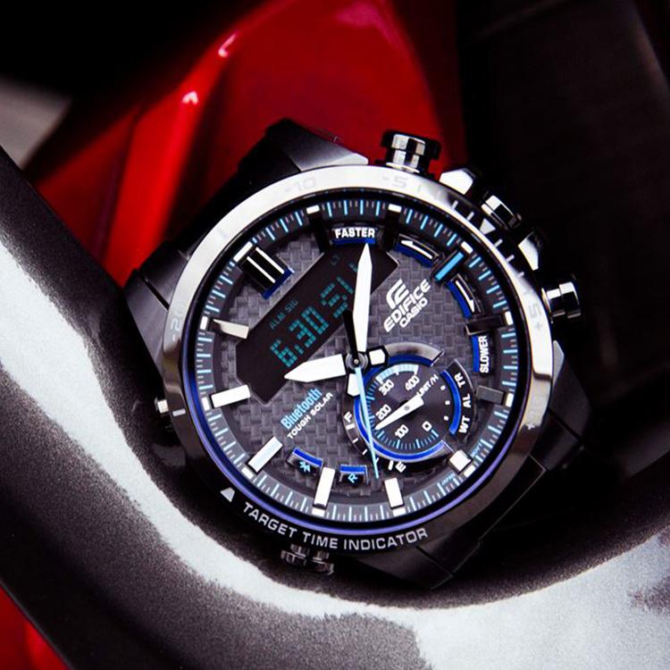 CASIO Men EDIFICE Black Watch ECB-800DC-1APR ECB-800DC-1APR