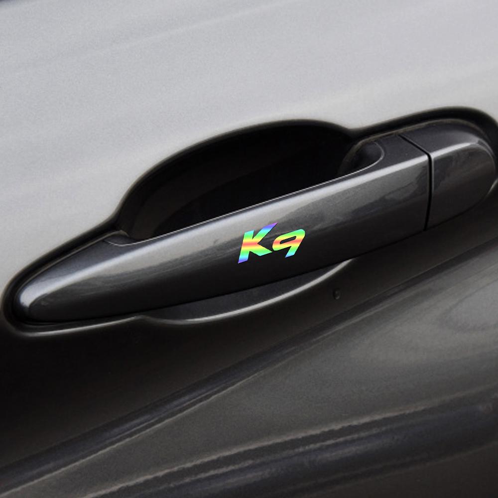 AABIW1 4PC Car Door Handle Decorative Sticker Vinyl Decal For Kia Sportage Rio Sorento Soul Ceed Forte Cadenza Cerato K1 K2 K3 K5 K6 K9