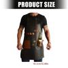 Flexible PU Leather Apron Perfect For Cooks And Barbecue Enthusiasts Featuring Waterproof Quality