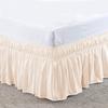 Universal Four Seasons Elastic Bed Skirt with Breathable Ruffle