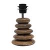 42 Cm Wood Table Incandescent Lamp Rustic Bedside Desk Nightstand Lamp For Bedroom Living Room Office Decor Bulb Not Included