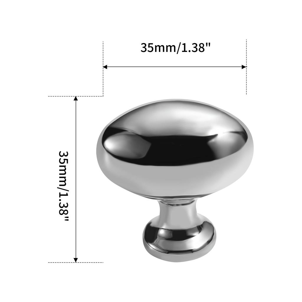 Furniture Hardware Zinc Alloy Round Ball Cabinet Door Handles Cabinet Wardrobe Pull Round Single-Hole Drawer Knob