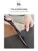 Christmas Loop Pile Non-slip Doormat: Wear-resistant, Cuttable, Ideal for Home Entrances