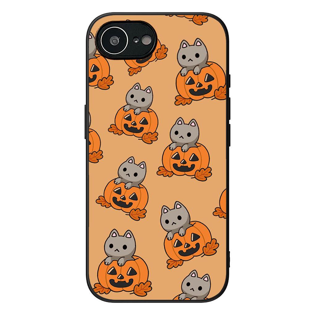 Little Ghost with Halloween Pumpkin Cover for Motorola Moto Edge 50 30 Fusion 40 NEO Ultra Pro E14 G20 E15 G35 G84 G13 G53 Case