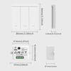 1/2/3 Gang Wireless Remote Control Switch Push Button 433MHZ Wireless Switch ON/OFF Switch Wall Panel Intelligent Switch
