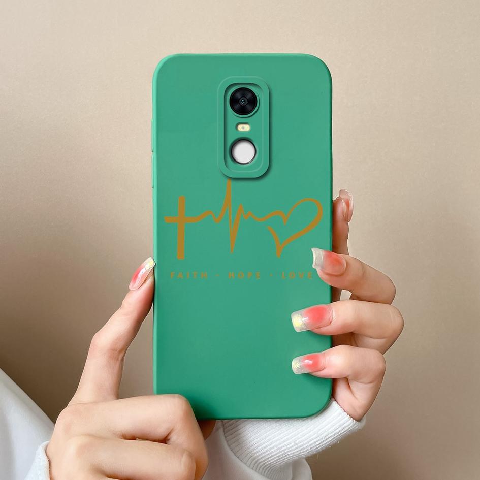 For Redmi Note 5 7 7S 8 9 9S 9T 10 10S 10T K80 Pro Max Plus Phone Cases Fashion Love Heart Pattern Liquid Silicone Protective Covers For Redmi Housing