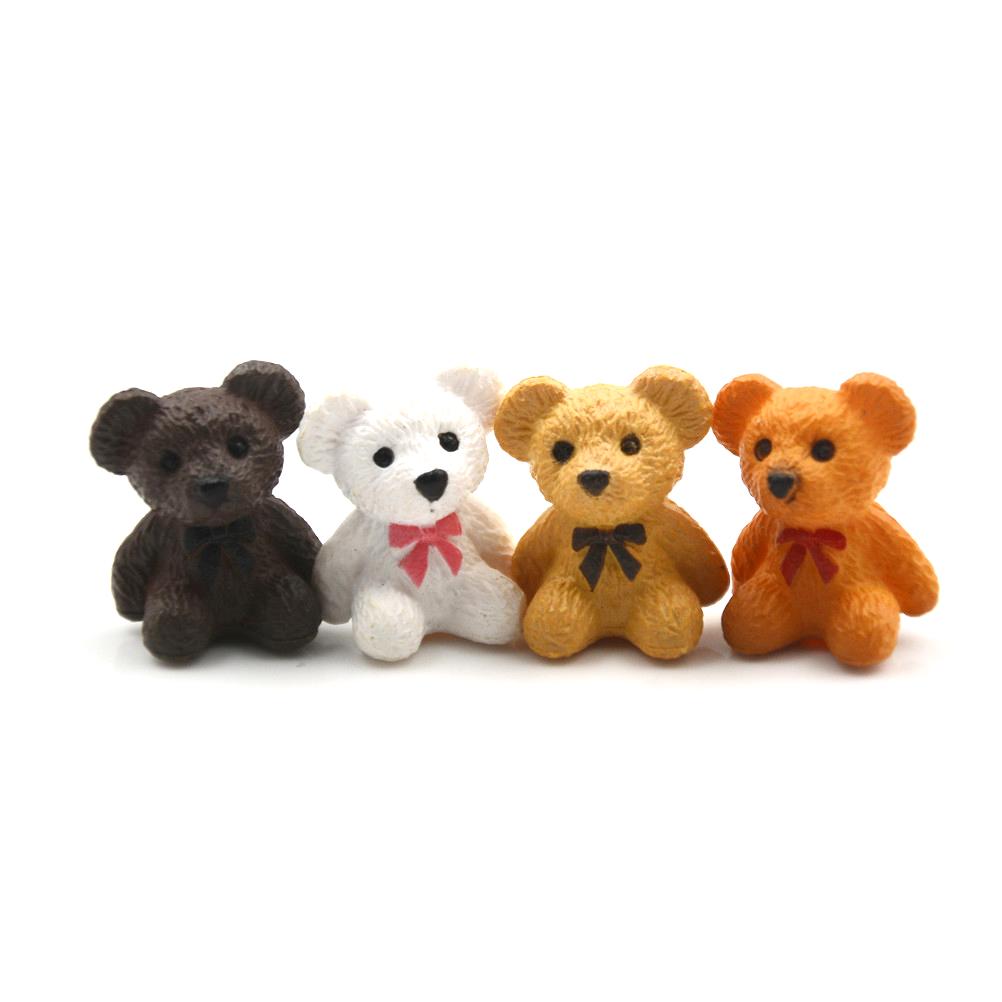Finego Piccoli gufi in resina, miniature, accessori per giardino fatato