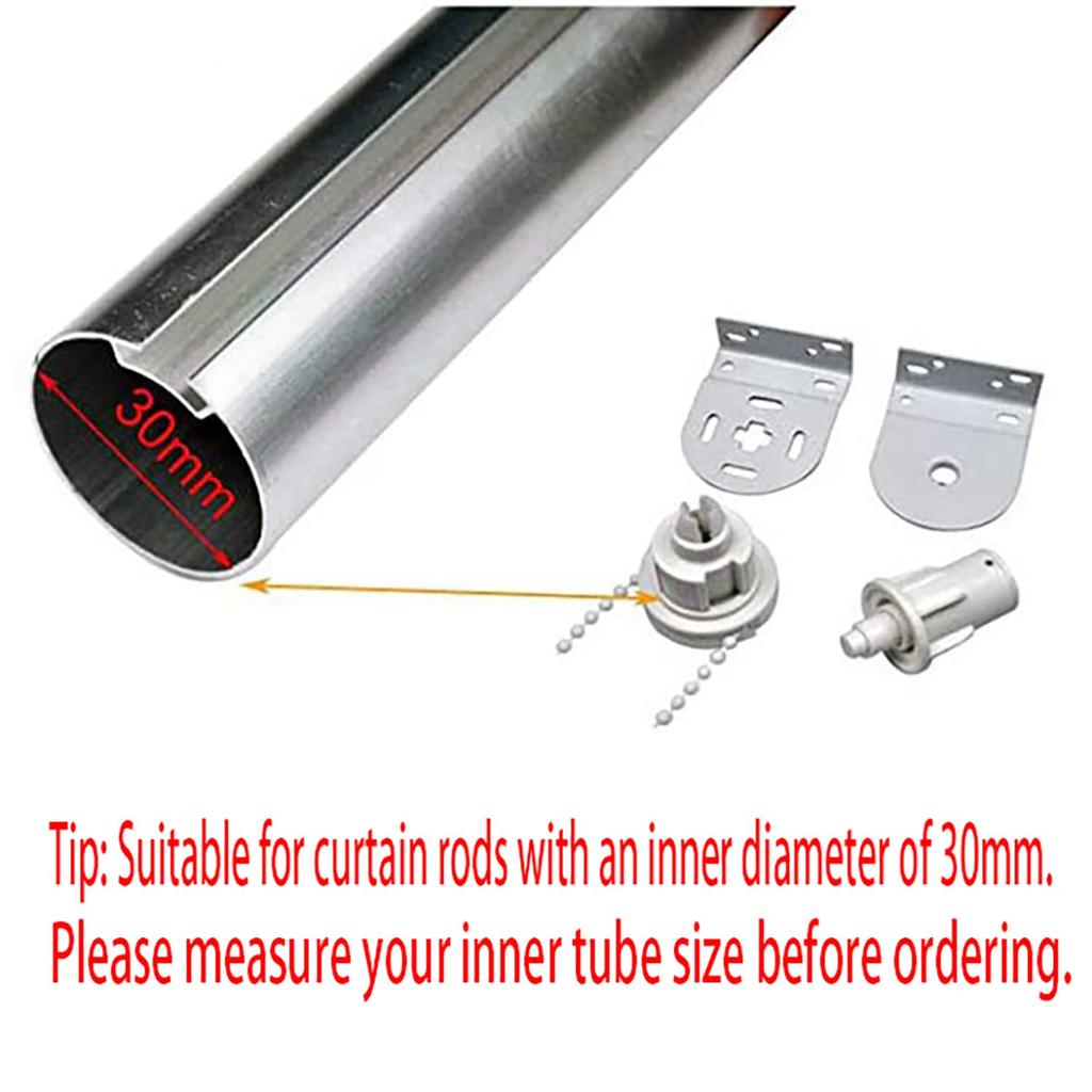 ZZLZX Roller Blind Connector 32mm Roller Shade Clutch for 1.2" Exterior Tube Metal Core Clutch Bracket Cord Chain Repair Kit