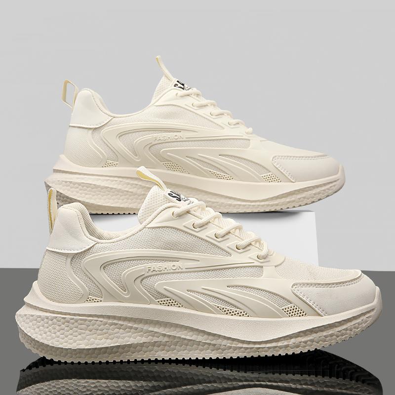 Fashion Summer Casual Sneaker Men's Breath Fashion Thick Sole Comfortable Mesh Shoes Outdoor Running Shoe Tenis Masculino Sneakers Men