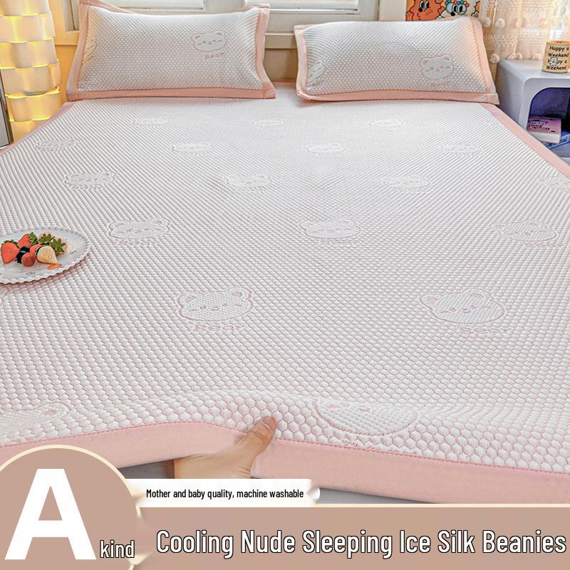 Ice Silk Cool Mat - Non-slip Bed Sheet for Summer