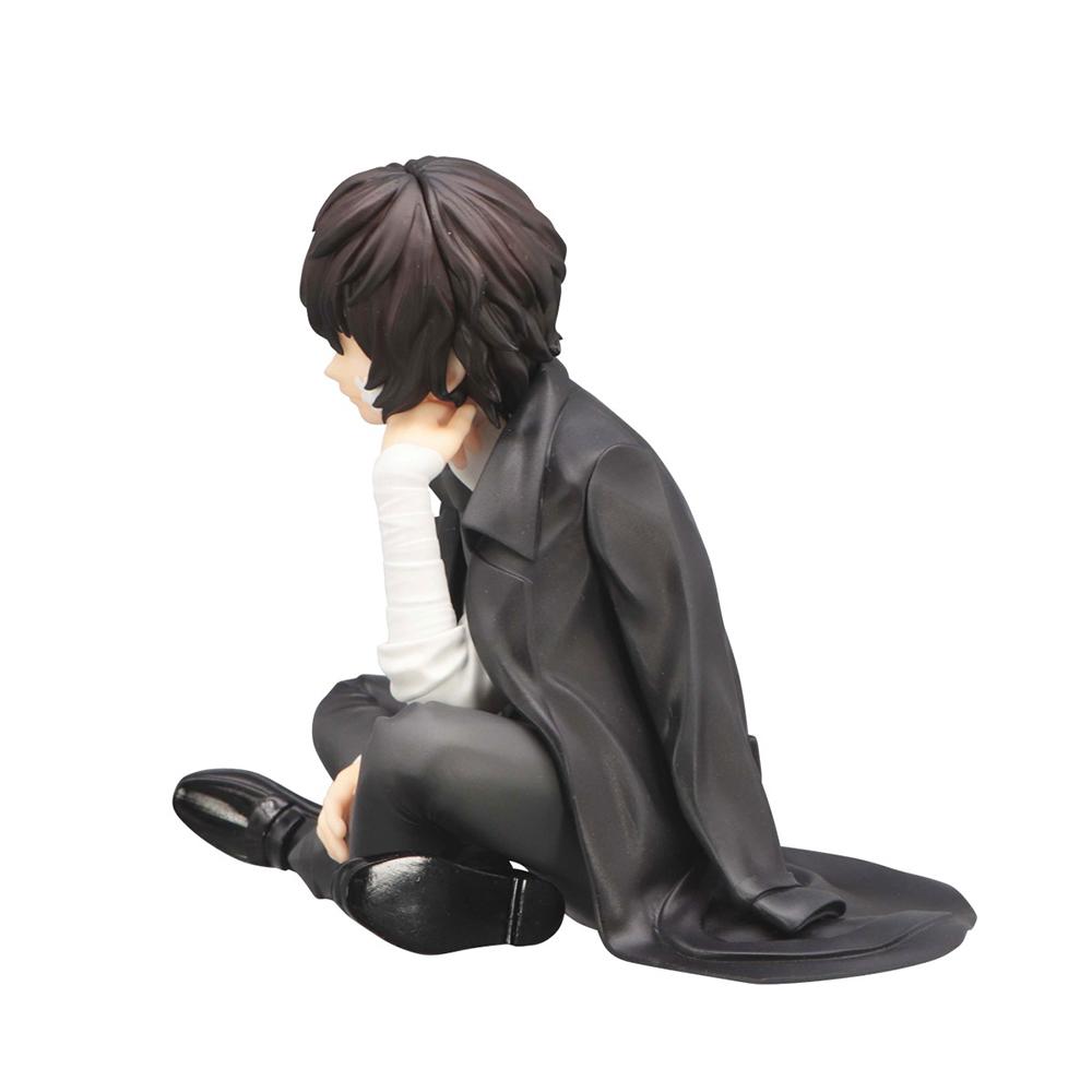 BSD Anime Figure Dazai Osamu Nakahara Chuuya Figure Sitting Action Figure Anime Peripheral Toy Collection Statue Dazai Gifts