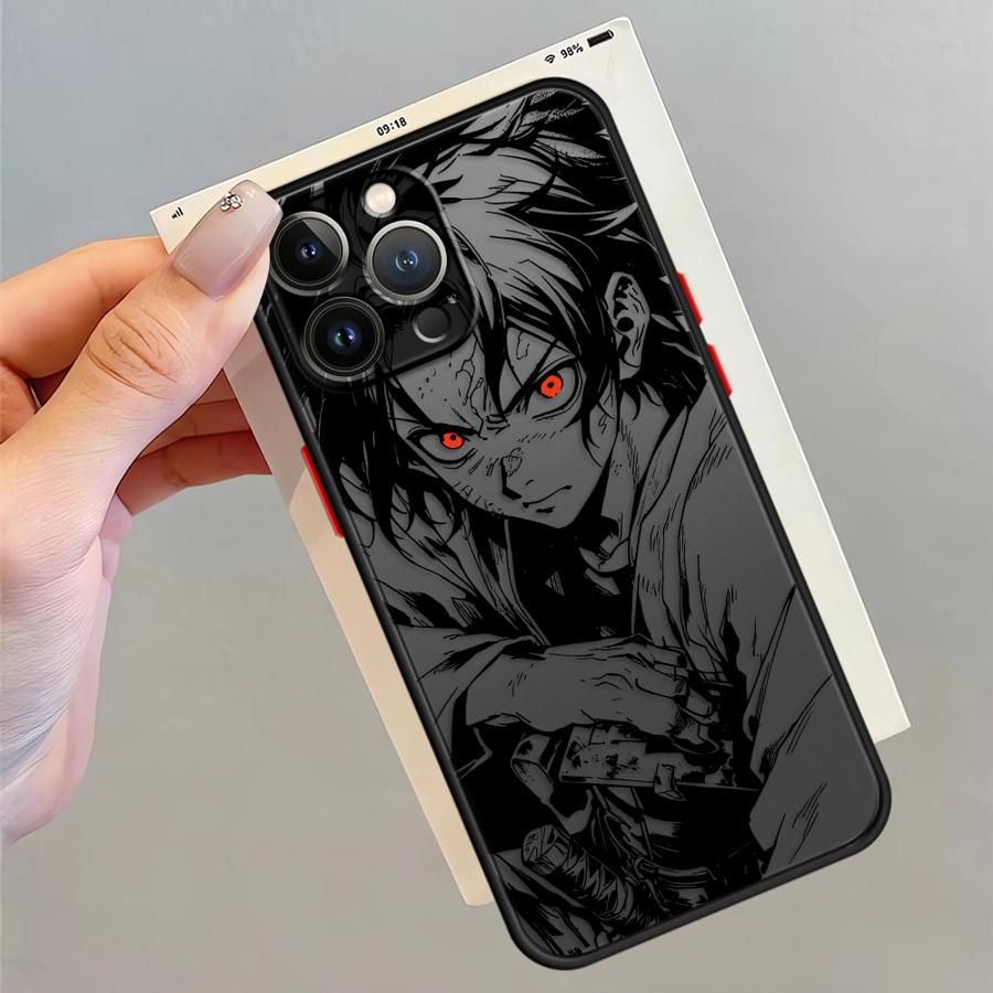 Anime D-emon Cool S-layer Funda Back Phone Cover Case for iPhone 17 Pro Max 12 13 Mini 11 XS XR Air 15 16 Plus 14 7 8 SE
