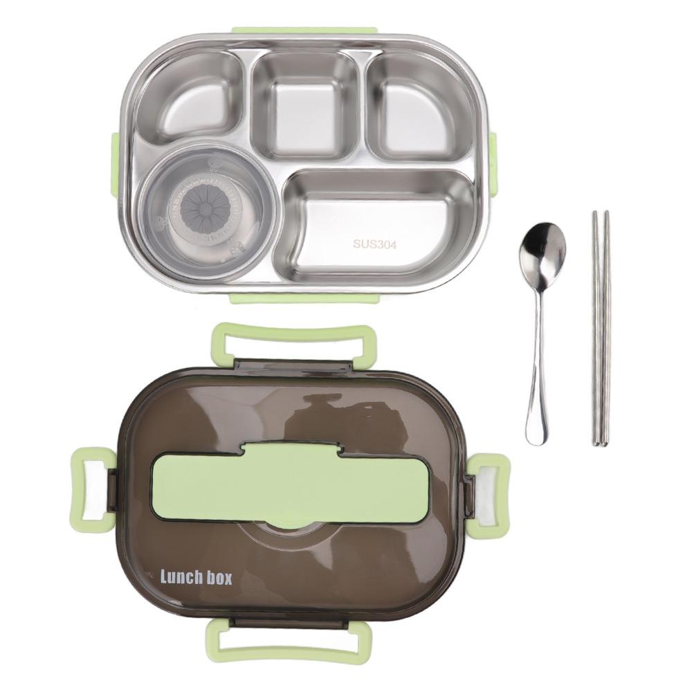 304 Stainless Steel Lunch Storage Container 2000ml Thermal Lunch Box For Travel