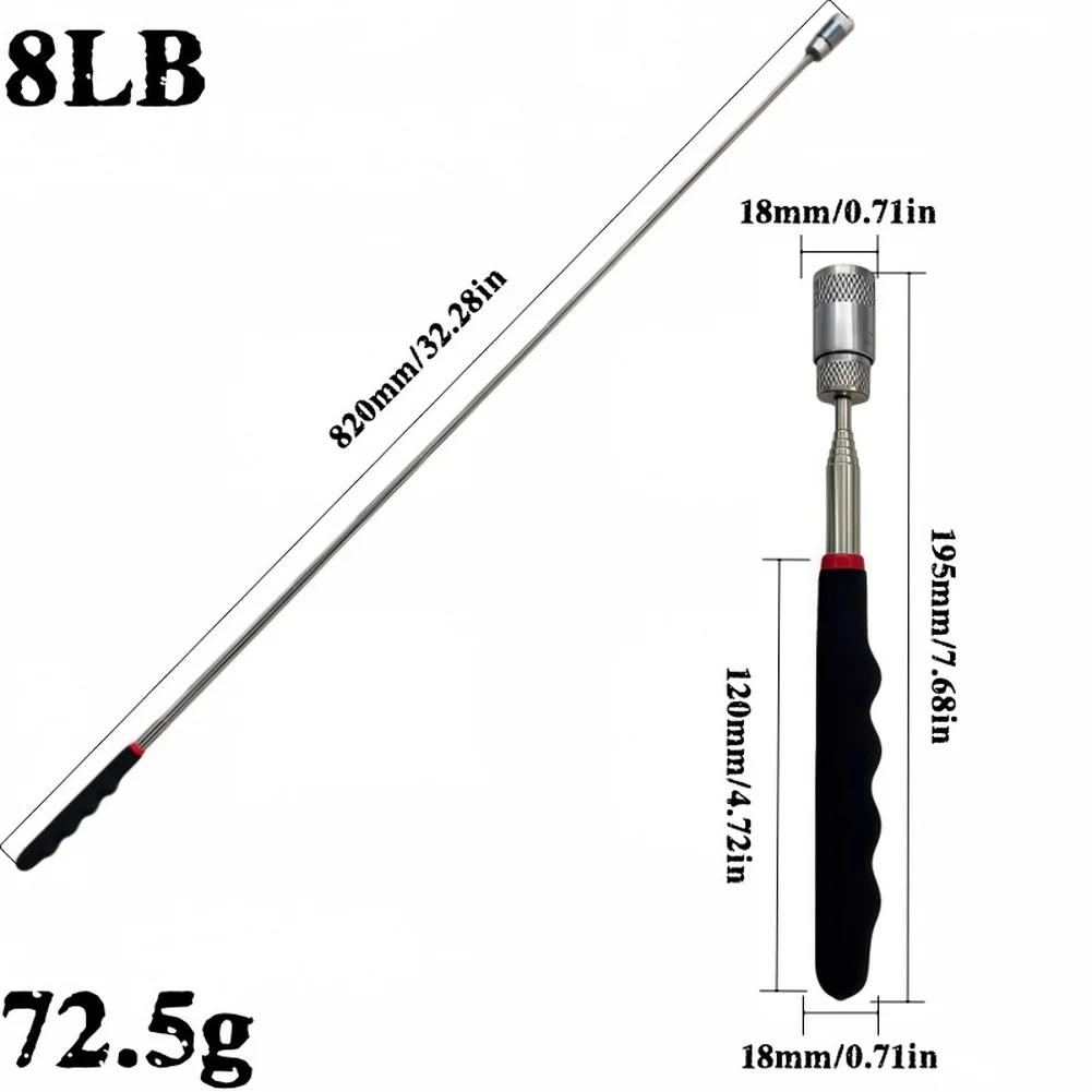 Telescopic Magnetic Pickup Tool With Strong Magnet For Retrieving Metal Objects In Tight Spaces For Home Garage And Workshop
