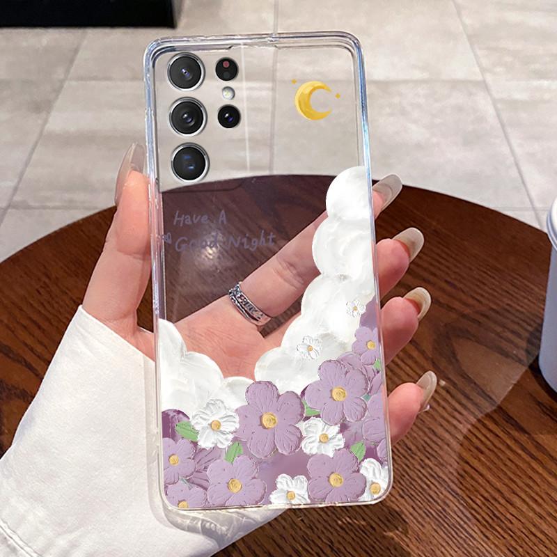 For Samsung Galaxy S21 Ultra Shell Samsung S21 FE Cases Soft TPU Back Cover For Samsung S21 Plus S21+ Capa Rabbit Cat Phone Case