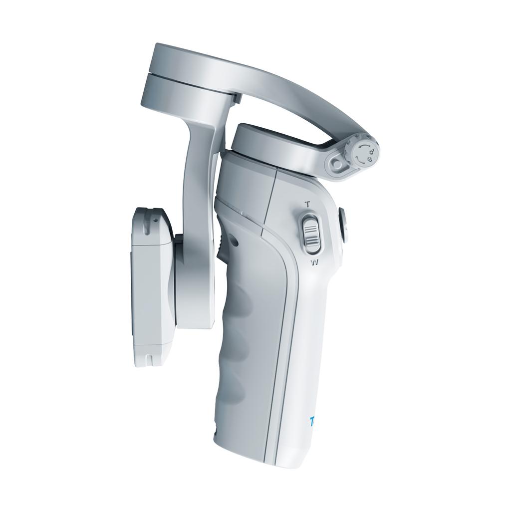 New M01   3-axis Smart Gimbal Handheld Stabilizer Selfie Tripod with Fill Light for Smartphones, Foldable, Smart Face Tracking, Live Frame Stabilizer