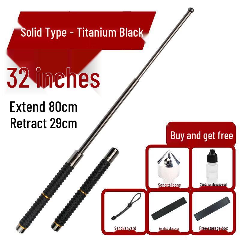 Lieve 32-inch Solid Telescopic Trekking Pole