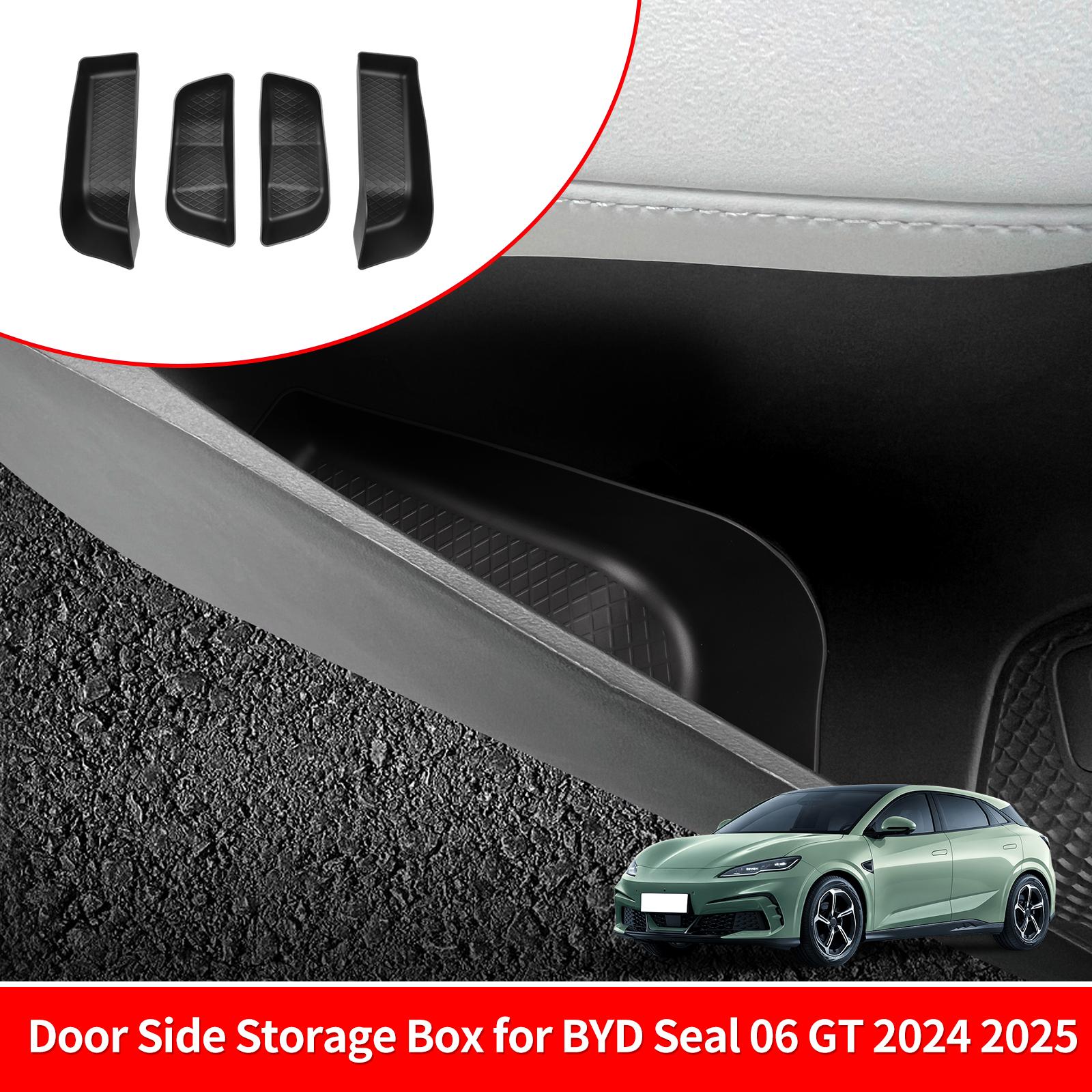 

for BYD Seal 06GT 2024 2025 Door Side Storage Box Front Rear Door Handle Organizer Stowing Tidying TPE Car Accessories