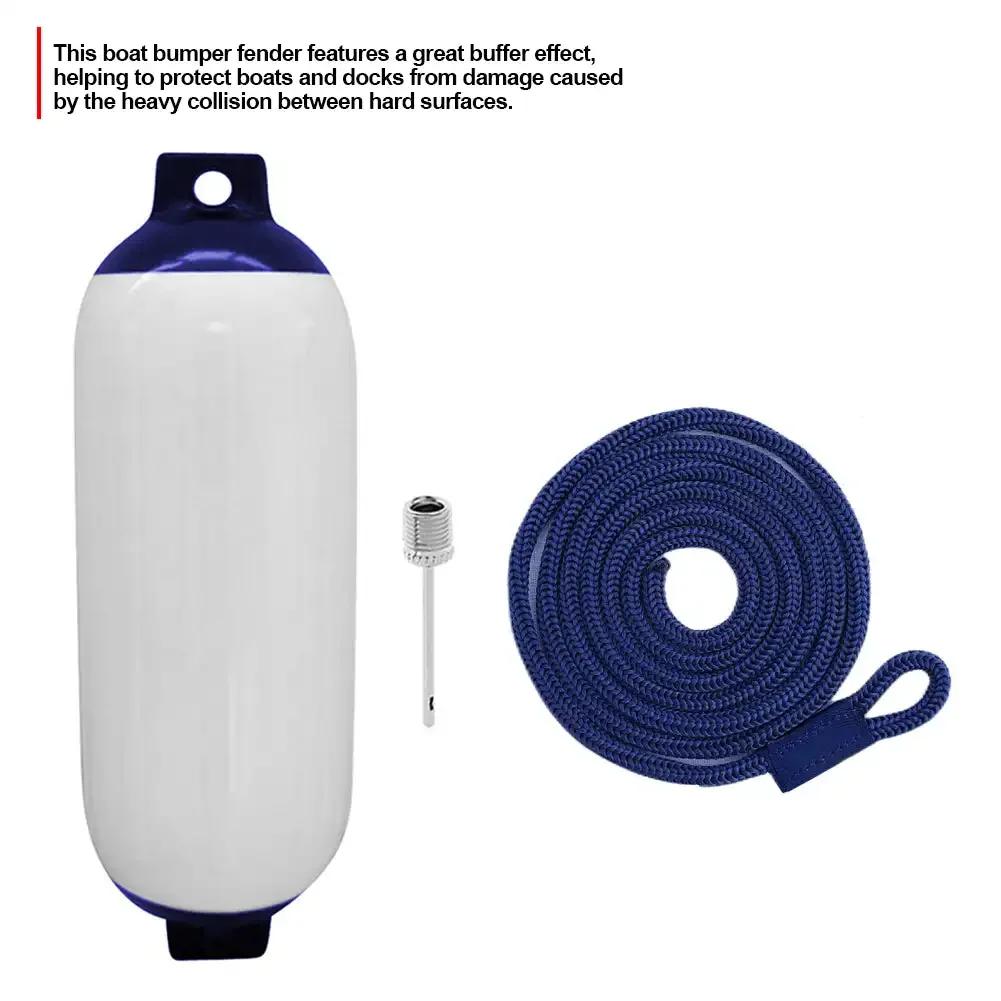 50x14cm Boat Inflatable Bumper Marine for Fender Boat Yacht Anchor Use To Bass Boats Sport Inflatable Boat Fender 11x40cm