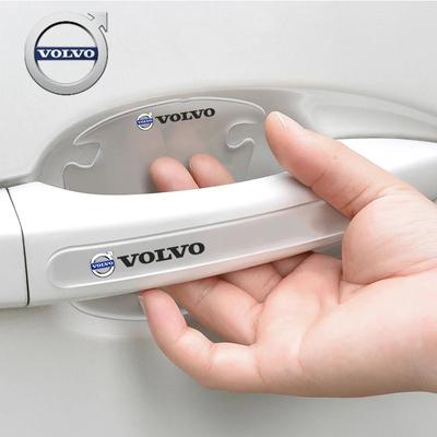 Juchq4 Per Maniglia Porta Auto Volvo Ciotola Adesivo Trasparente Strisce di Protezione Anti-collisione Per V60 V40 XC90 S60 C30 V50 S90 XC40