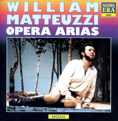CD WILLIAM MATTEUZZI - Opera Arias 6892 Nuova Era Recor 1990 Italy Classical Used