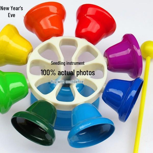 Orff Children s Eight-Tone Handbells and Melody Bells Set