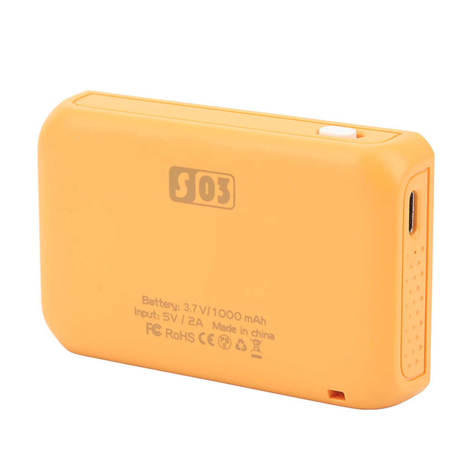 

Светодиодная видеолампа Weeylite S03 RGB полноцветная беспроводная Bluetooth-приложение для мини-фотосъемки жёлтый