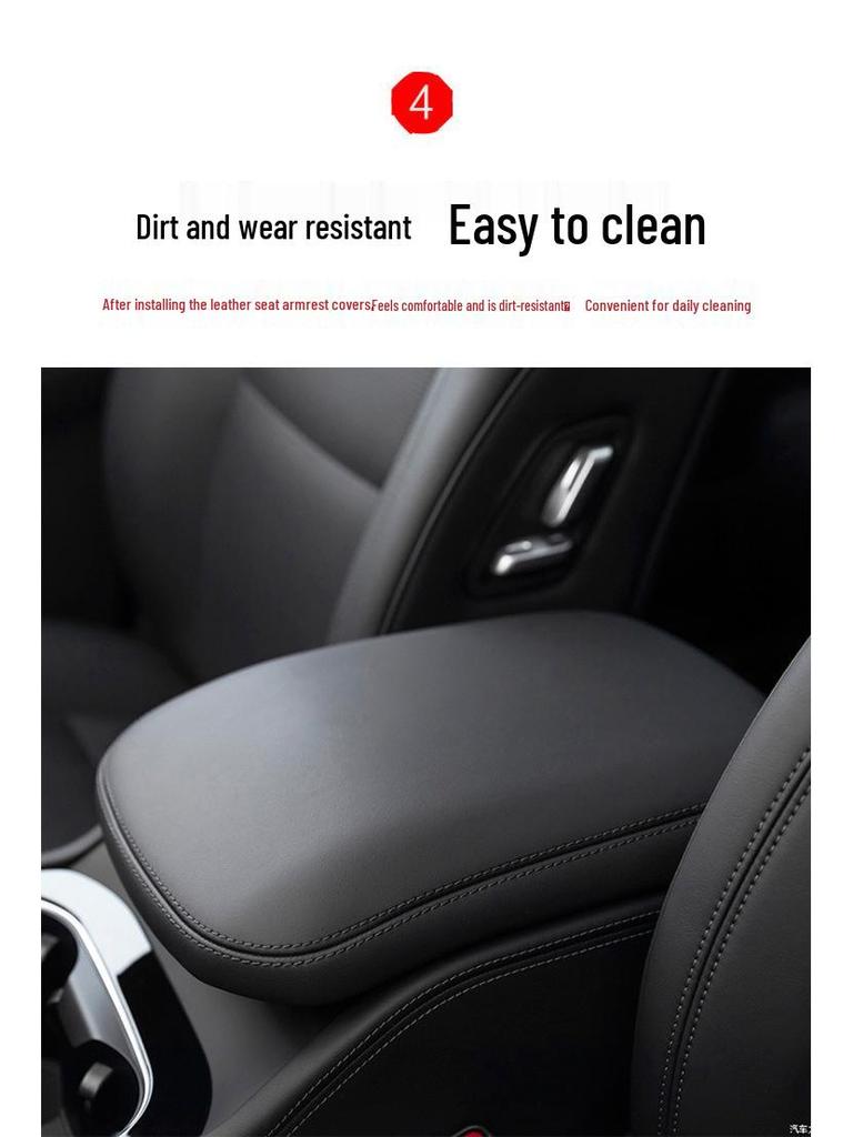 Ideal ONE Armrest Box Cover: Center Console Protector & Hand Rest Cover for Interior