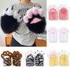 2Pcs Squeaking Cat Claw Mittens Plush Animal Gloves New Cosplay Cat Paw Glove Costume Props