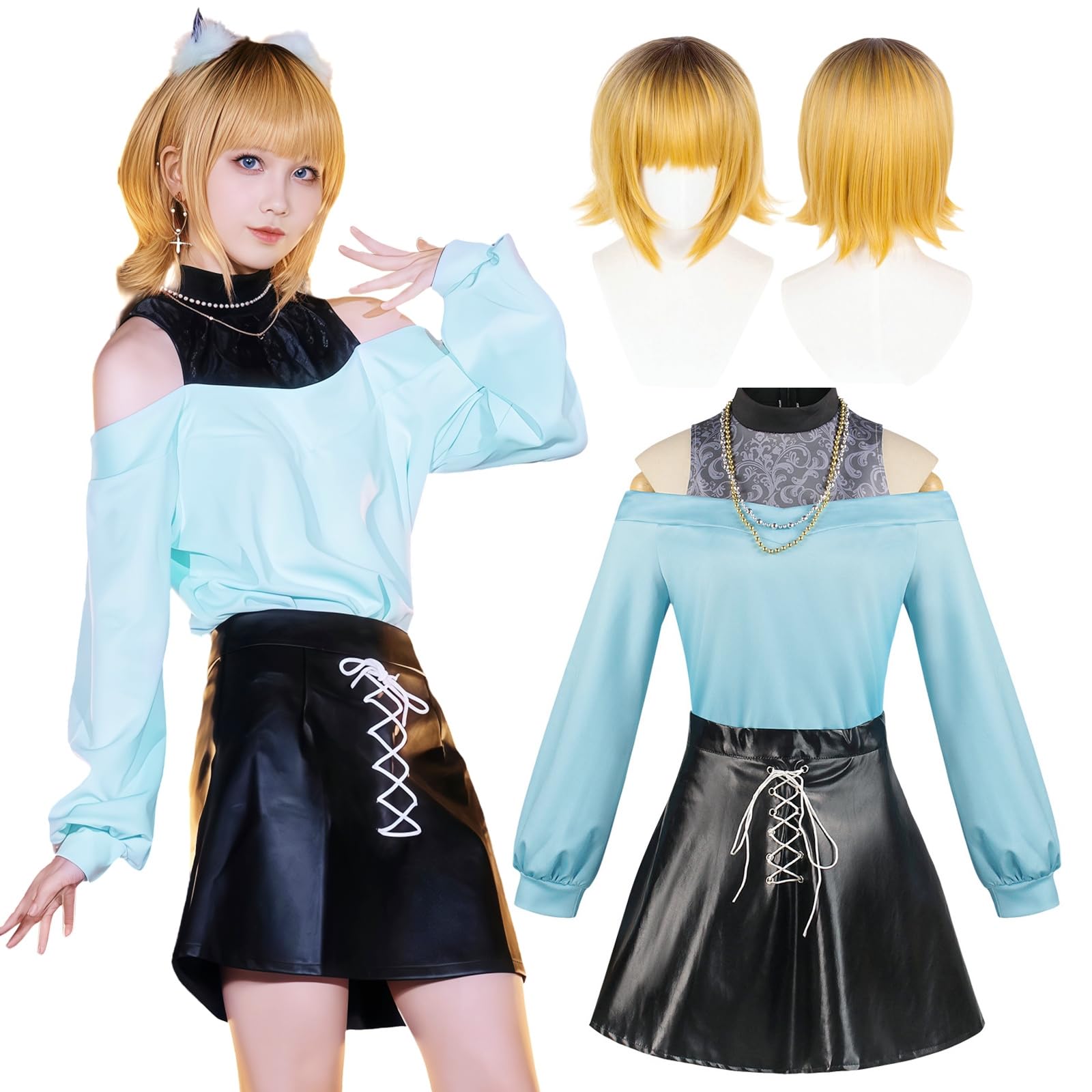 

MEMcho Cosplay Memucho Yoto High School Oshi no Adult School Event Size [NOKIJP] Costume, Cosplay, Uniform, Ko, Costume, Festival, (MEMcho, S)