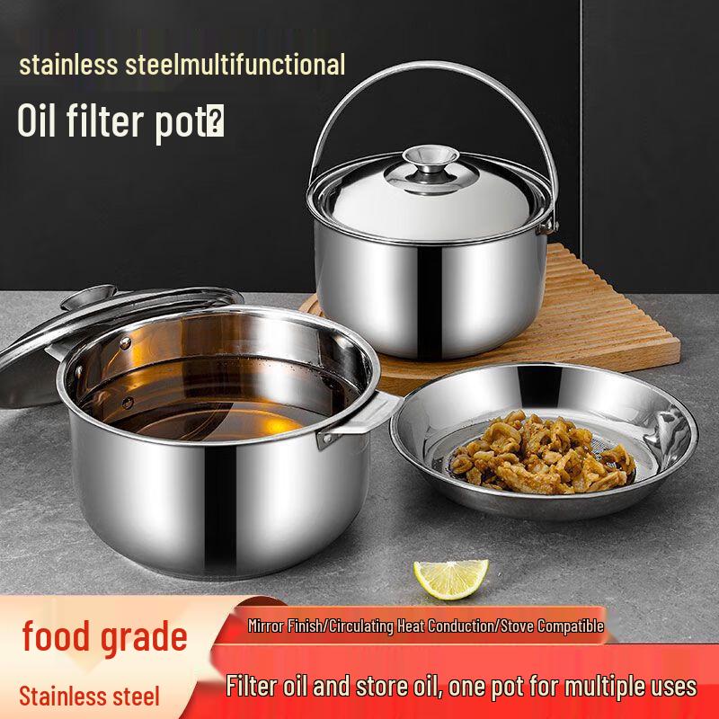 304 Stainless Steel Kitchen Oil Container