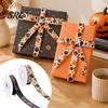 Festliches Dekoratives Stoffband Halloween-Band, 5 Yards 5/8" Kürbis Spinnennetz Bedruckt Langlebig für Geschenkverpackungen, DIY Kranzschleifen Bastelarbeiten,