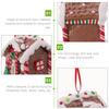 Realistic House Style Christmas Hanging Ornament Resin Material Xmas Tree Decor Festive Party Living Room Decoration