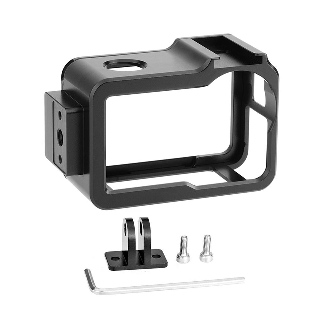 Camera Case Metal Rabbit Cage for DJI Action 3/4 Action Camera Mount Border Protective Expansion Frame Accessories