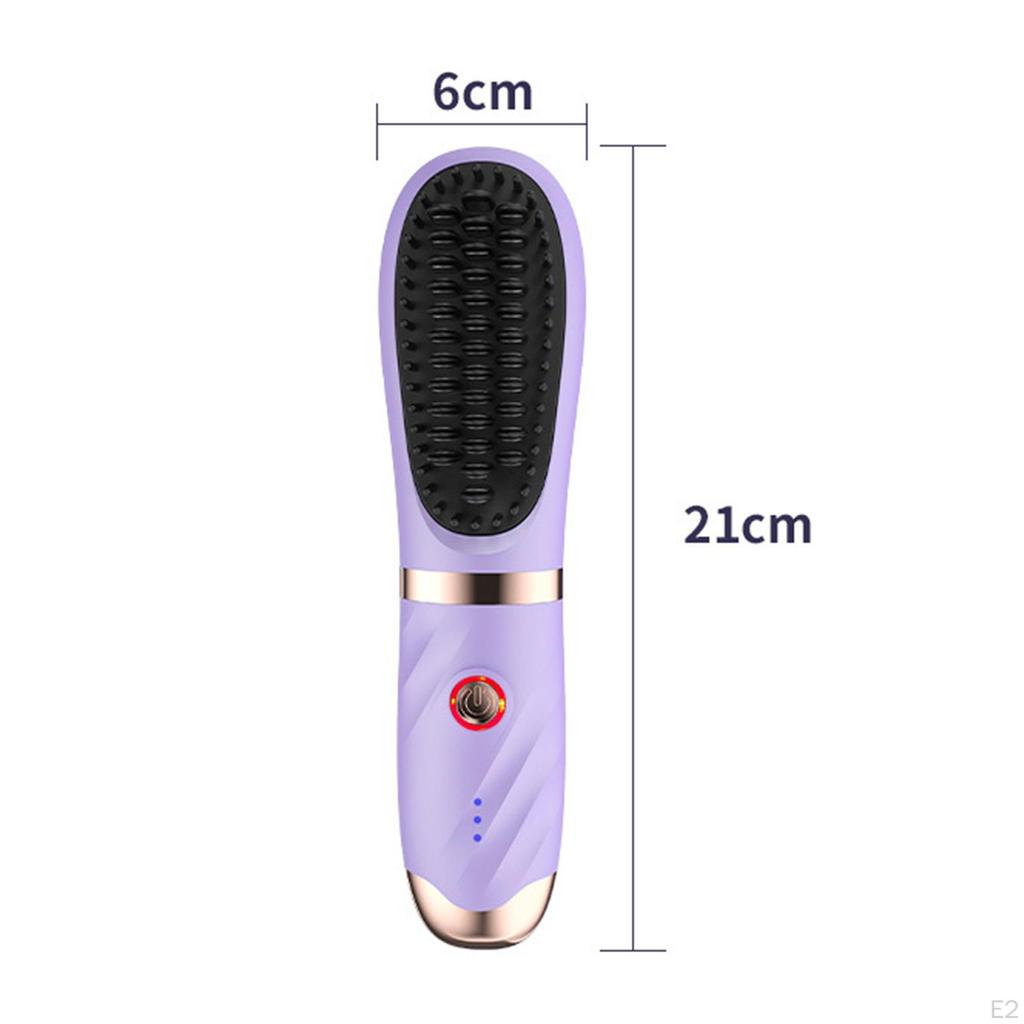 Bezdrátová žehlička na vlasy pro styling, Dobíjecí elektrický hřeben, Nahřívací hřeben