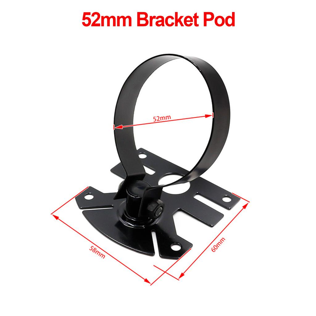Car Watch Stand Pod Gauge Holder Gauge Pod Single Double Auto Watches Holder For LHD RHD Car Watches Support 52mm Stand 2INCH
