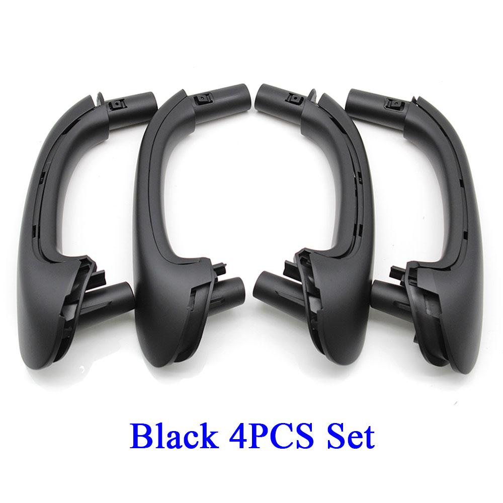 2PCS/4PCS Car Interior Black Beige Gray Front Door Pull Handle Set Replacement For Mercedes Benz W203 C Class Sedan