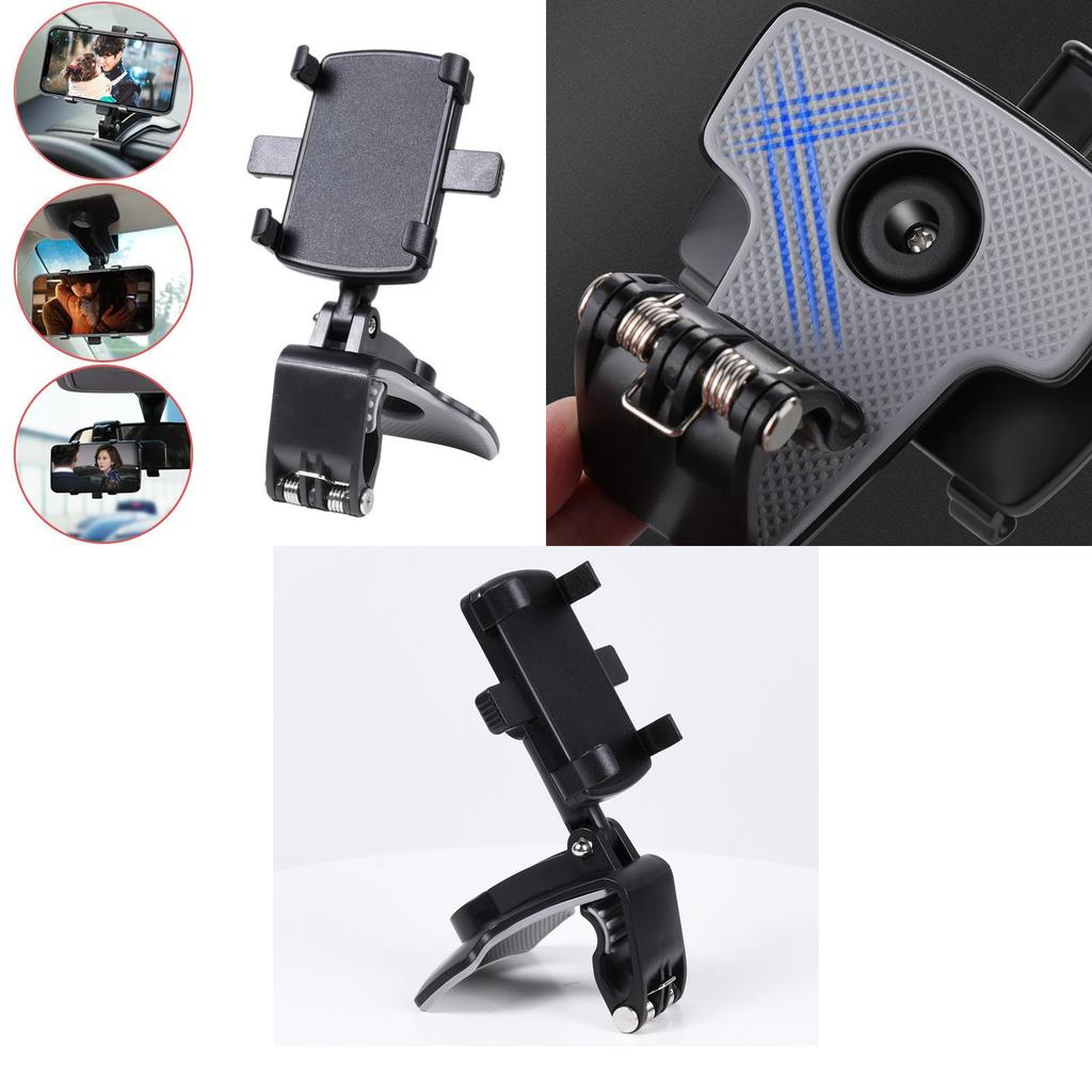 Hochleistungs-Handyhalterung für Auto für Armaturenbrett und Rückspiegel mit rutschfester Basis