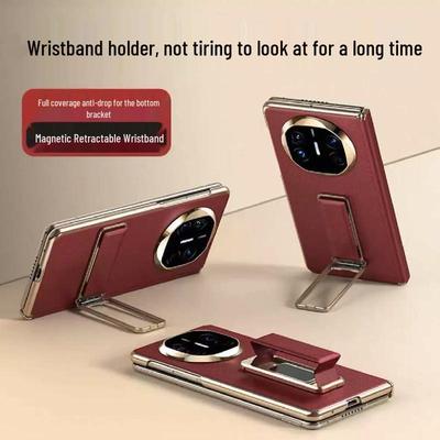 Huawei Mate X6 Smart Window Flip Leather Case with Rotating Stand