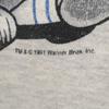 Warner Bros 90s Old Warner Bros. Tasmanian Devil Long sleeve sweat trainer Men's Used