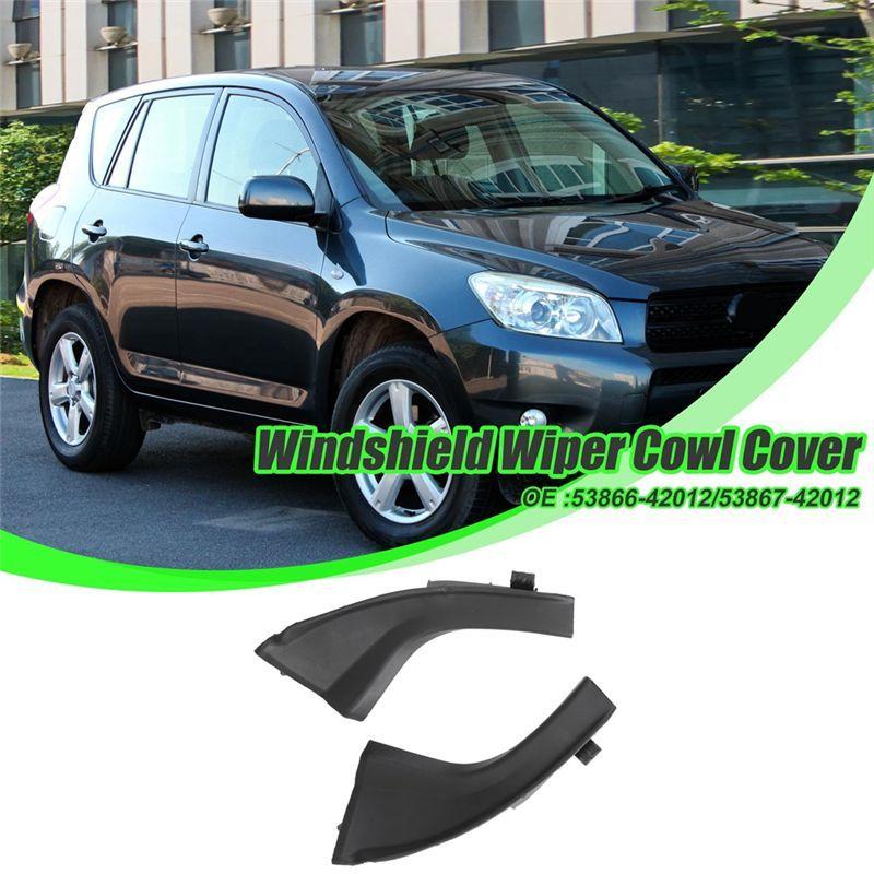 Reliable 1 Pair Front Windshield Wiper Side Extension Cover Cover Hinge Deflector For Toyota RAV4 06-12 53867-42012 53866-42012