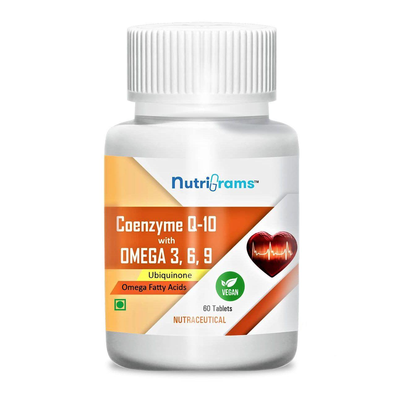 

Коензим Q10 з Омега 3, 6, 9 (60 таб, 800 мг), Coenzyme Q10 with Omega 3, 6, 9, Nutrigrams