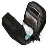 Chest Bag Shoulder Bag Men's Password Crossbody Bag Black Large Capacity Sports Motorcycle Bag One Shoulder Crossbody Men's Chest Bag