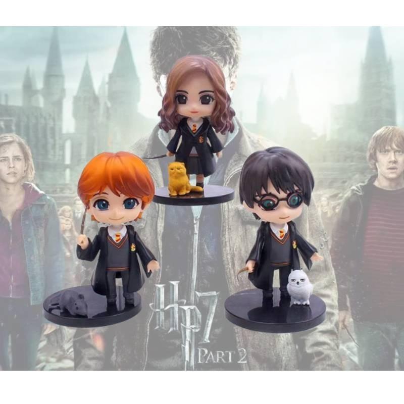 Exquisite Harry Potter Characters Model Toy Car Cake Decoration In Quality Pvc