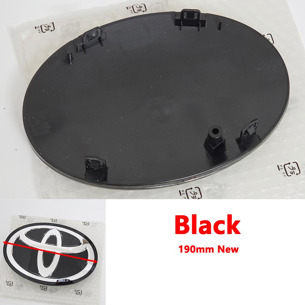 VJN4 For Toyota RAV4 Corolla Camry Land Cruiser Sienna C-HR AVALON Front Grille Hood Badge Replacement Dark Blue Hybrid Logo