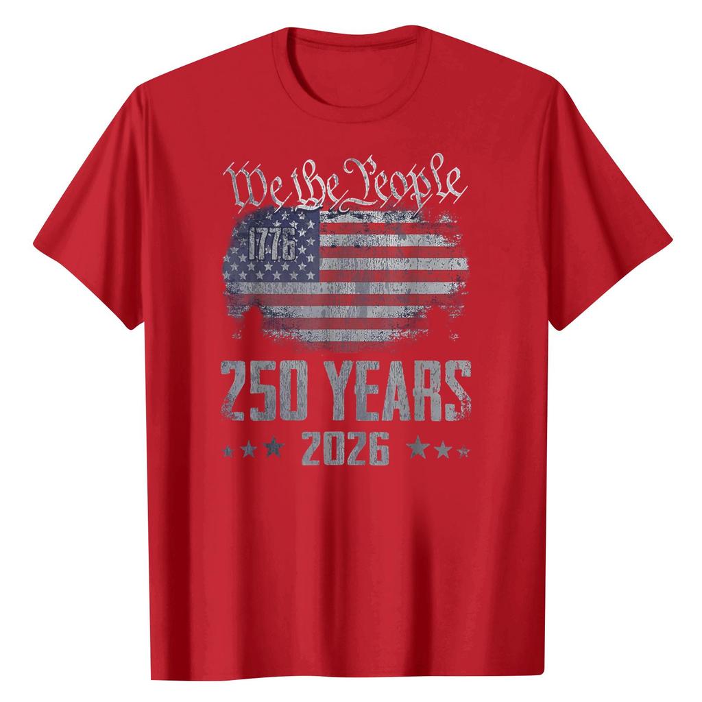 Unisex Round Neck Casual Digital Printed Short Sleeved T-shirt Top